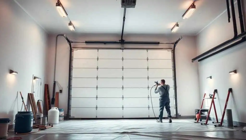 Garage Door Spary Painting – Paint Works uae